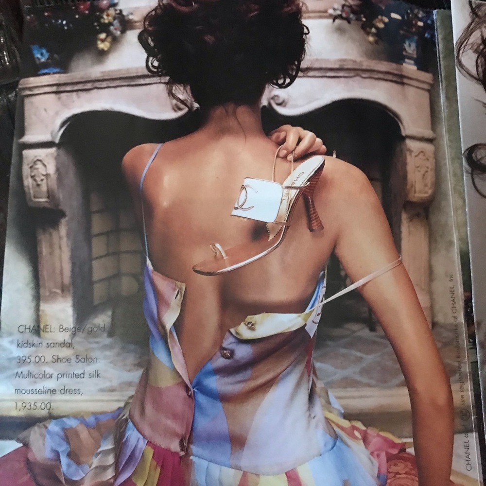 CHANEL sandal VERY RARE with box and dust bags